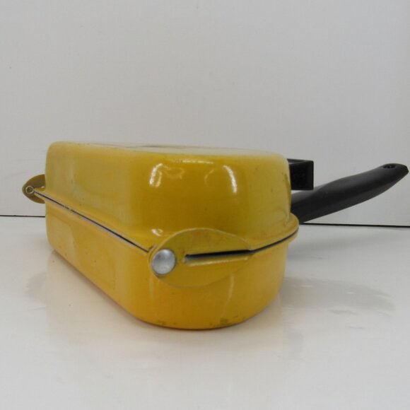 Nordic Ware Omelette Pan Yellow Black Good Morning Rooster Design USA Vintage - Picture 5 of 8